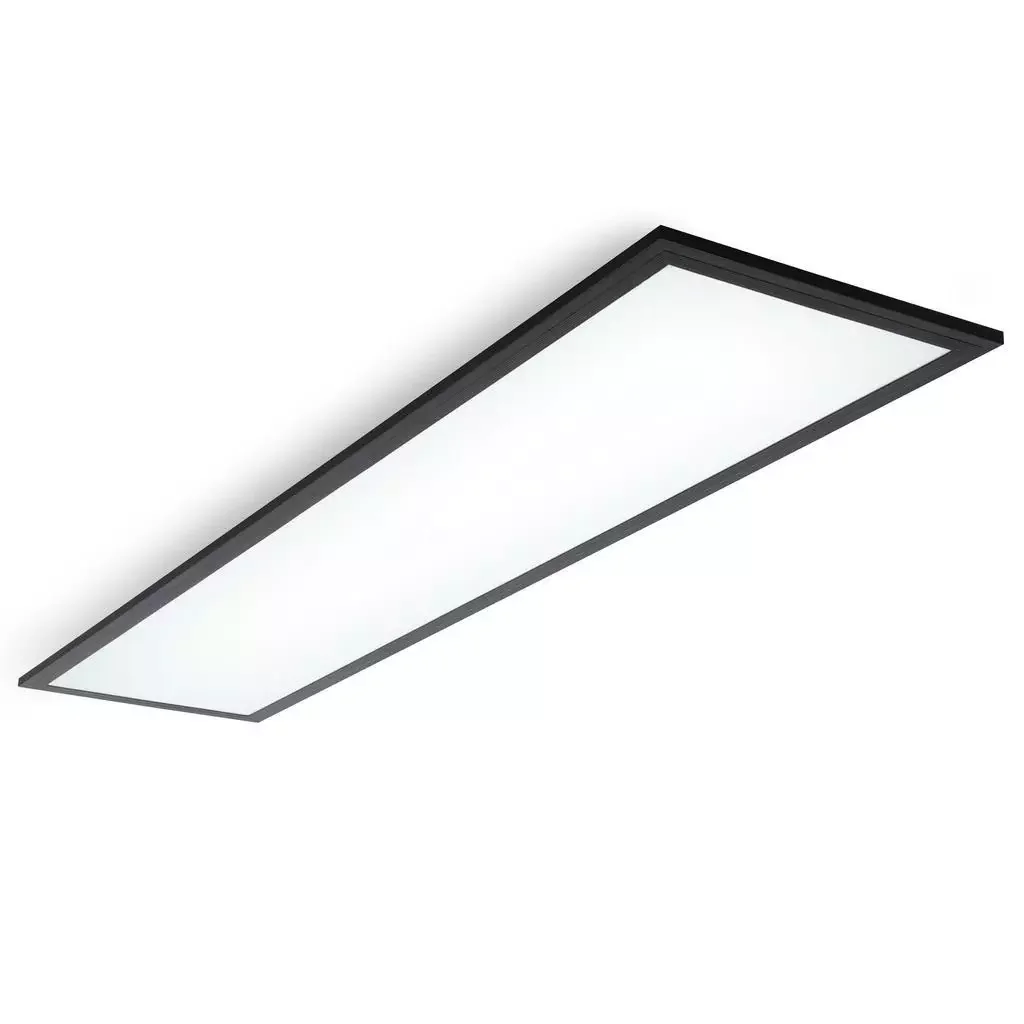 B.K.Licht LED Panel Deckenleuchte 100x25 cm Schwarz 22W 4000K BKL1497