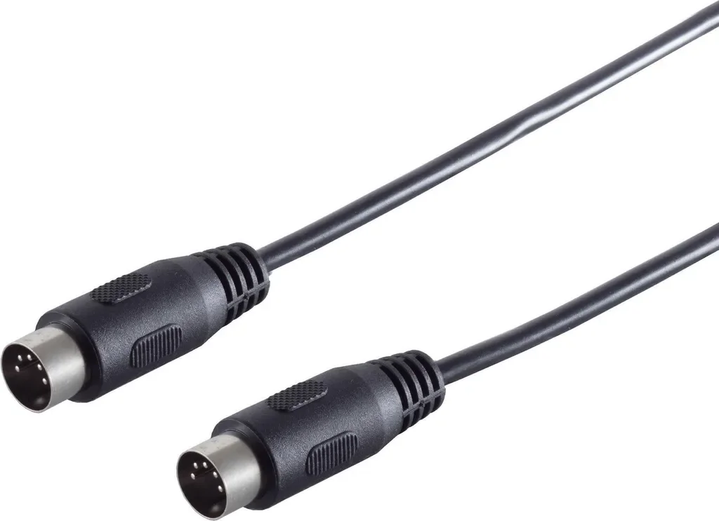 S-Impuls MIDI Kabel 5-polig DIN auf DIN schwarz 2,5 m
