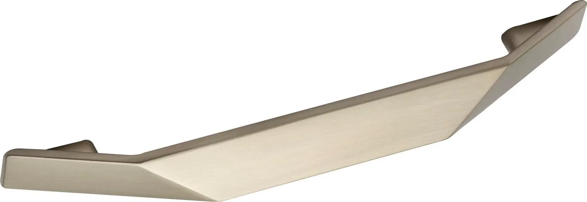 Designer Möbelgriff „Finn“ – Lochabstand 160 mm, Edelstahl-Effekt