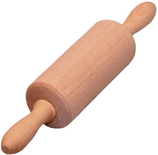 Gravidus Nudelholz kleine Teigrolle Buche 25,5 cm mit Holzachse