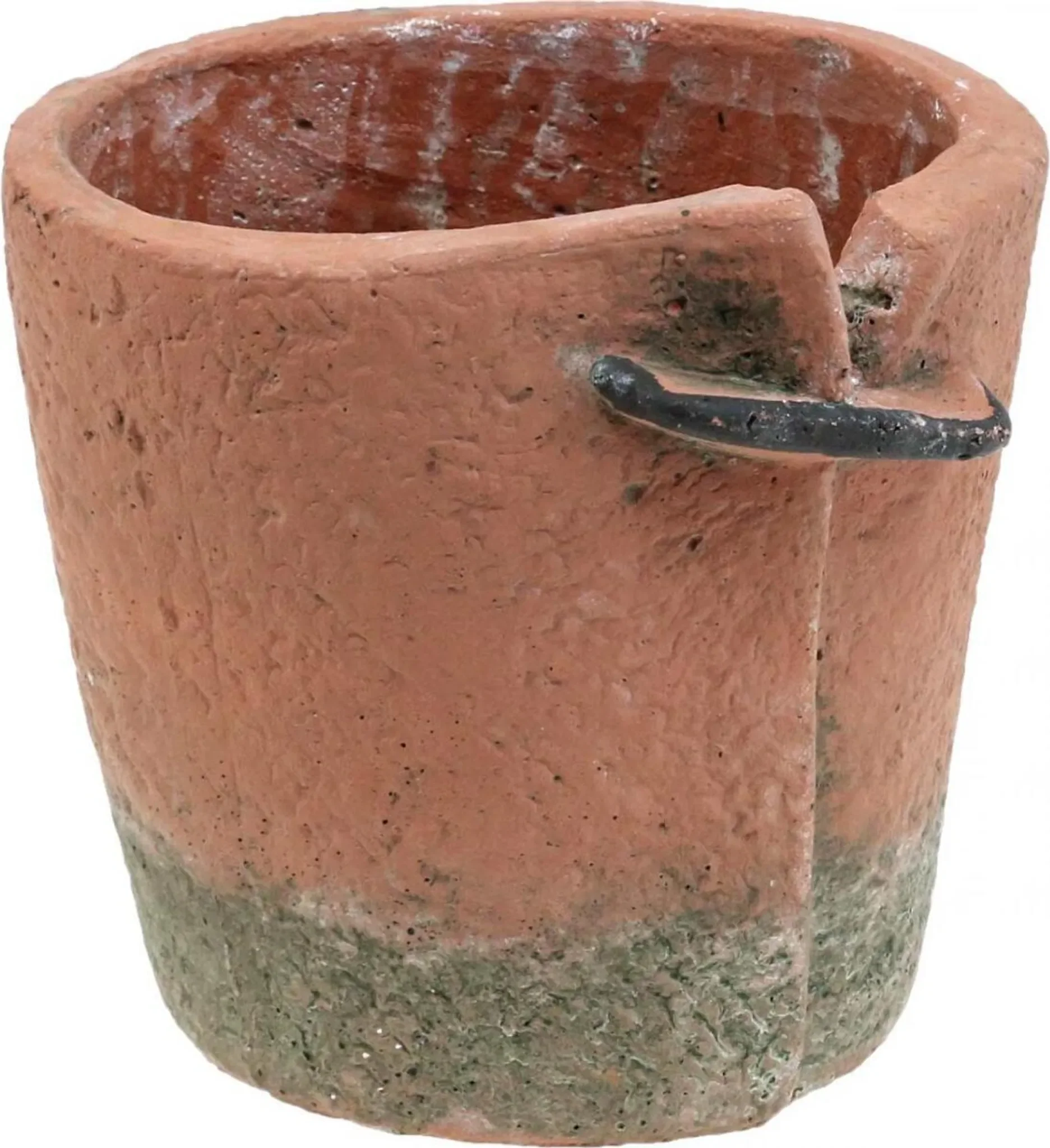 Beton Blumentopf – Terracotta, Ø13 cm, H13 cm