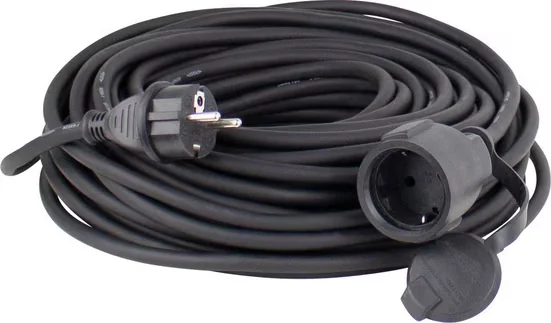 AS - SCHWABE Verlängerungskabel Gummi Schuko H07RN-F IP44 Outdoor