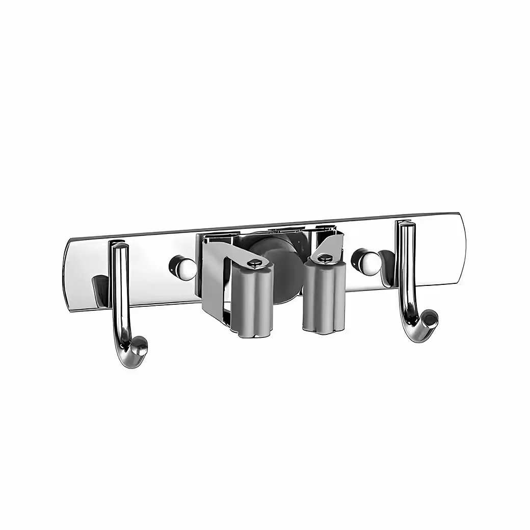 König Design Besenhalter Wandhalterung Gerätehalter für Küche Bad