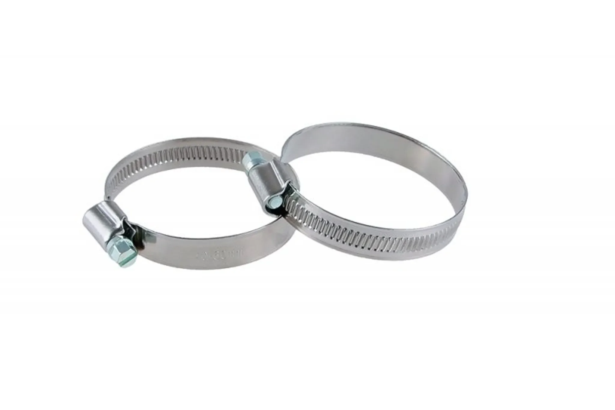 Schlauchschellen 40–60 mm – Edelstahl (Nirosta), 12 mm, 10er-Set