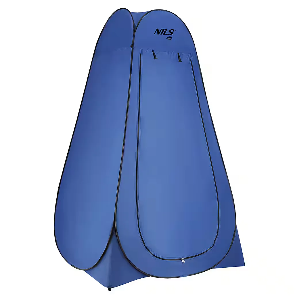 NILS CAMP Pop Up Wurfzelt Umkleidezelt Duschzelt Toilettenzelt blau