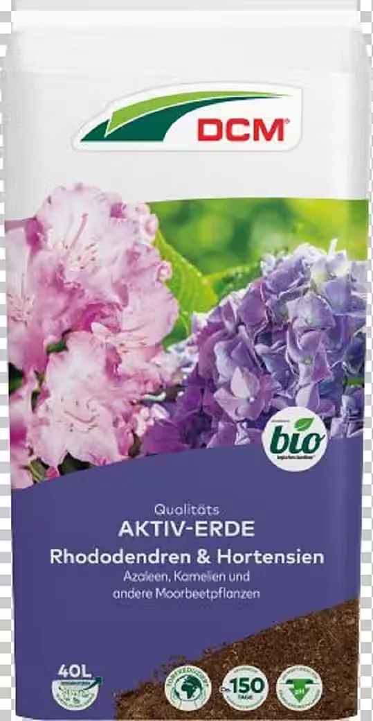 CUXIN DCM Aktiv Erde Blumenerde Rhododendren und Hortensien 40 l