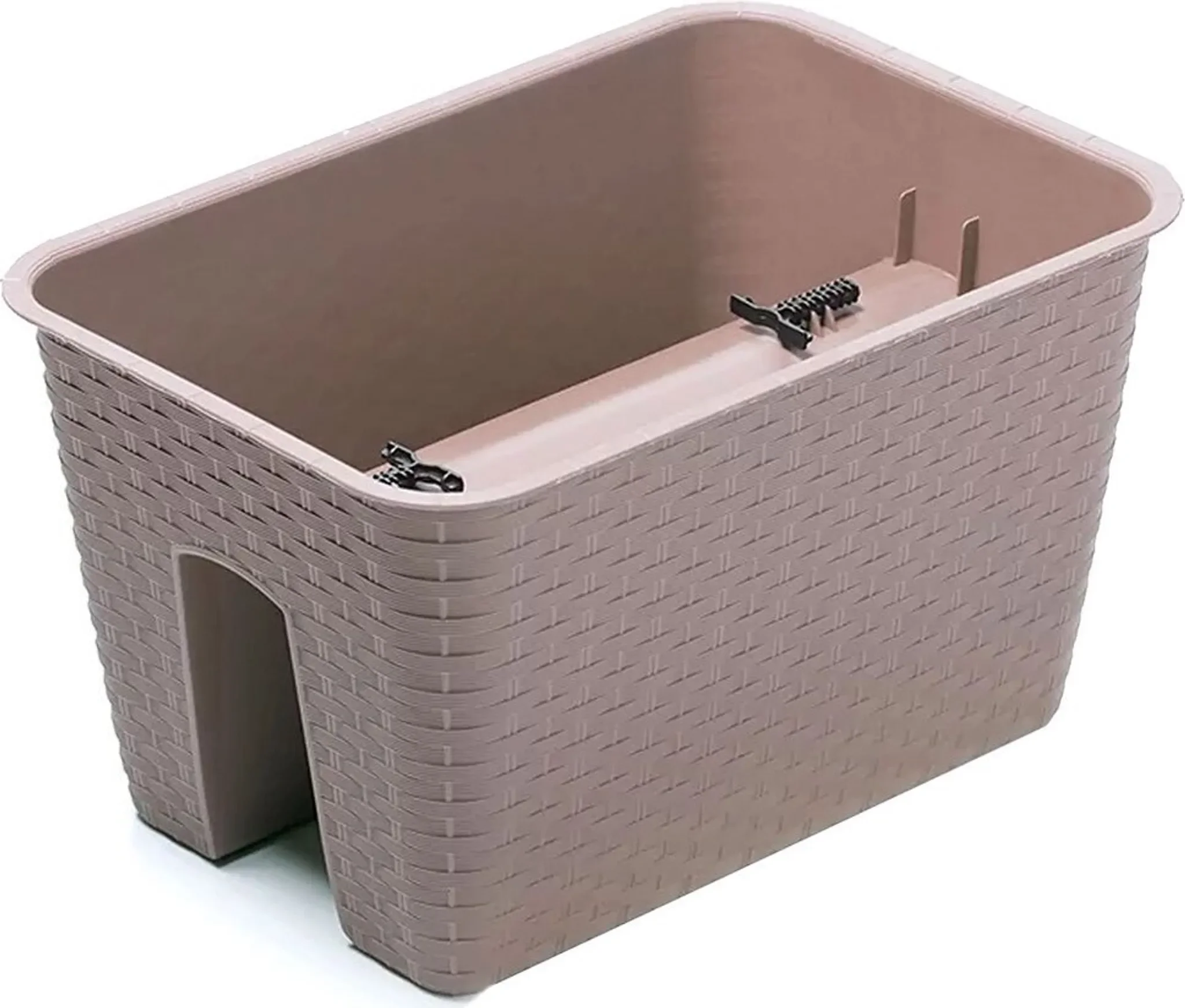 Blumenkästen RATOLLA GELÄNDER – mocca, 40 cm