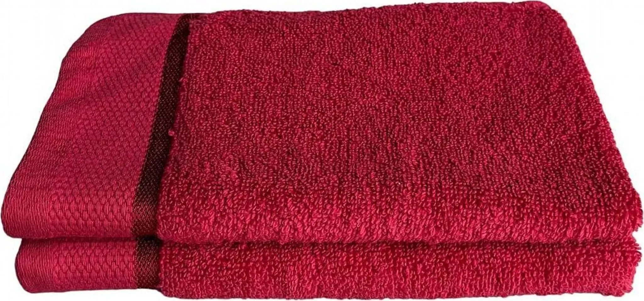 Handtuch „Color“ – Dunkelrot, 30×50 cm