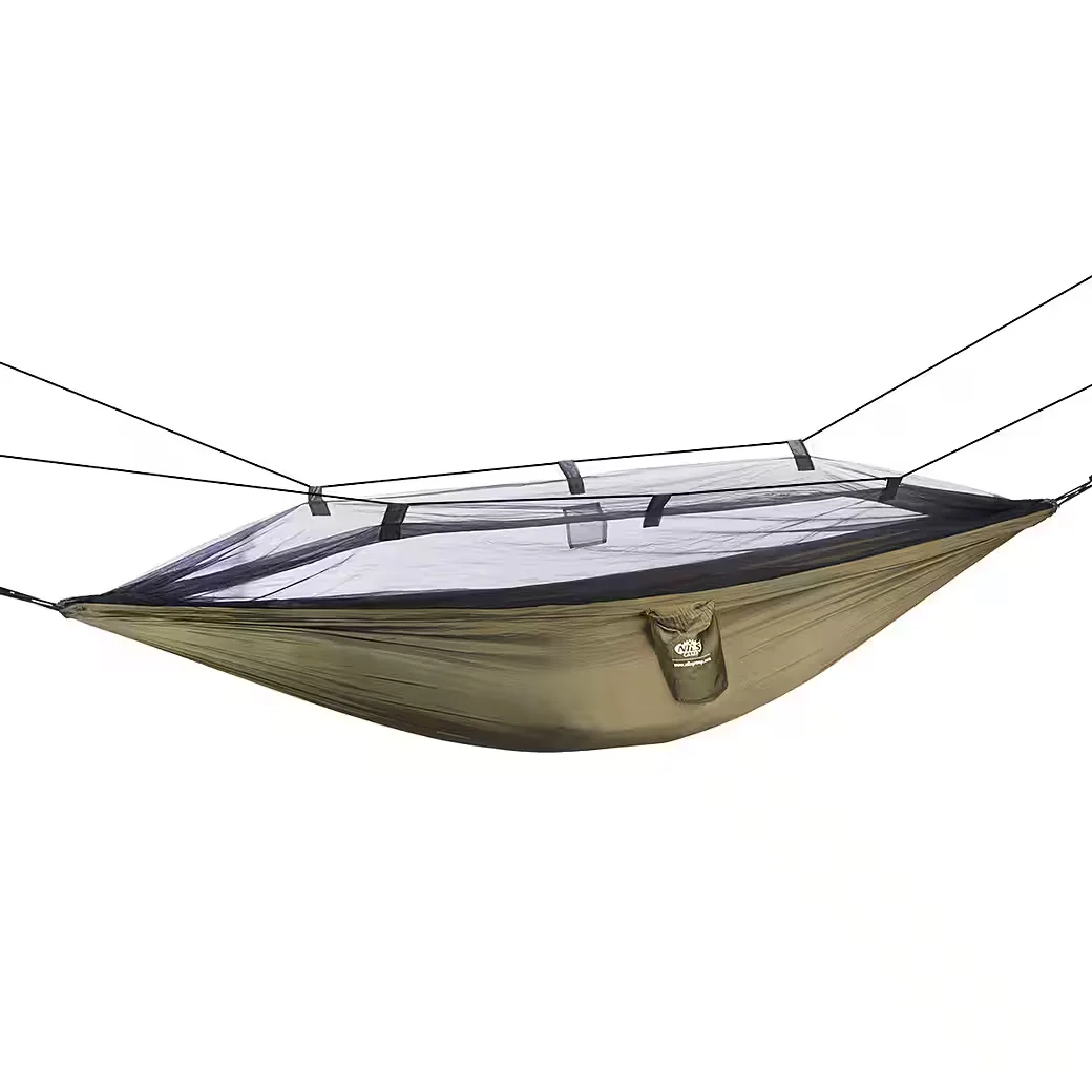 NILS CAMP Hängematte mit Moskitonetz für Outdoor und Camping Hammock