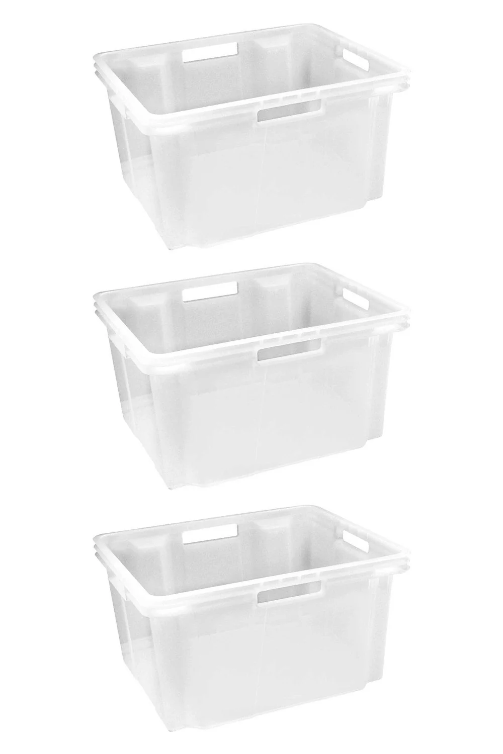 PLAST TEAM Aufbewahrungsbox Ordnungsbox für Haushalt und Büro