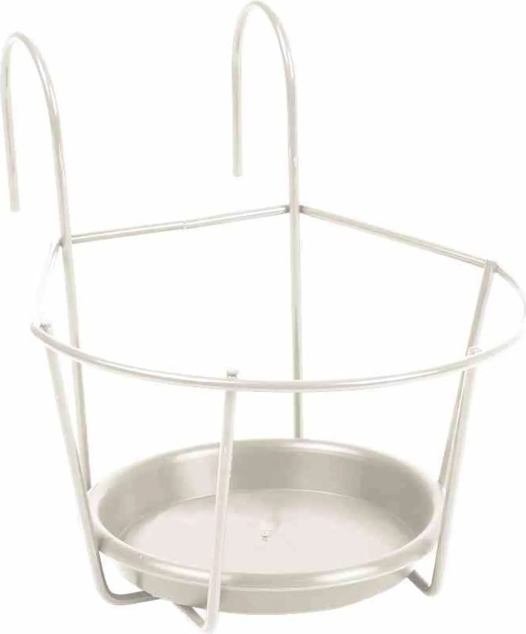 Jardifer Blumentopfhalter – Ø16 cm, zum Einhängen, Weiß