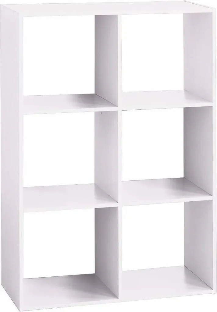 5five Simply Smart Regal Mix N Modul 2x3 Weiß Holzspahn 100.5x67.5 cm