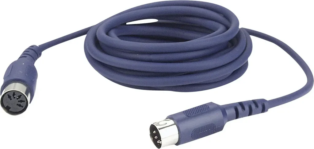 Dap Audio MIDI-Kabel 5-pol DIN Female auf Male 6 m