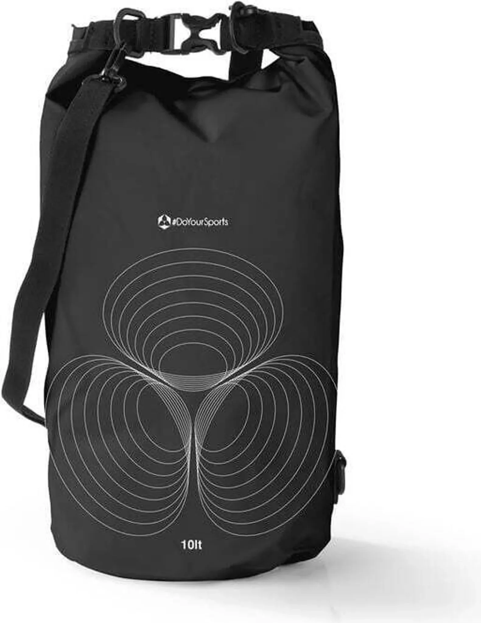 DoYourSports PVC Dry Bag 10L schwarz wasserdichter Trockensack