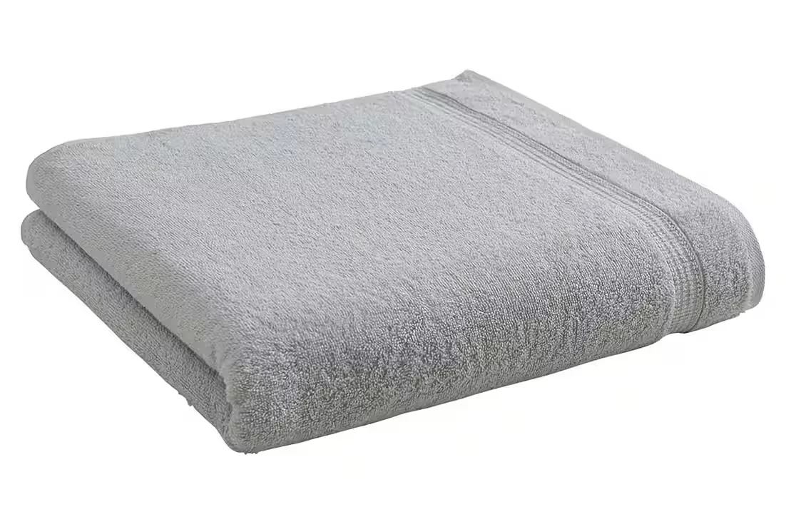 MONDO Duschtuch FERI 67x140 cm Hellgrau 100% Baumwolle 1 St