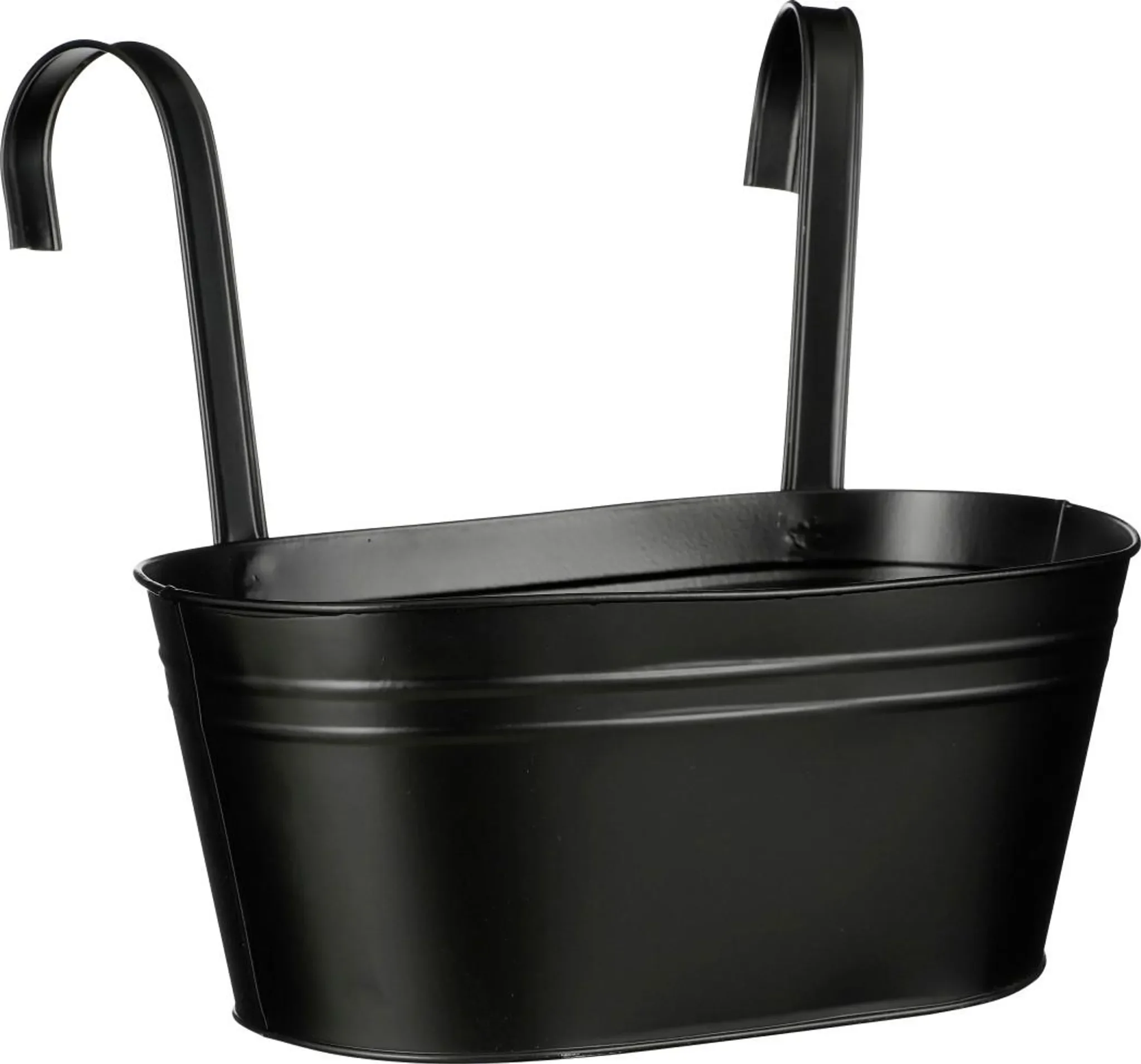 Mica Decorations Topf Joey – Eisen, hängend, schwarz