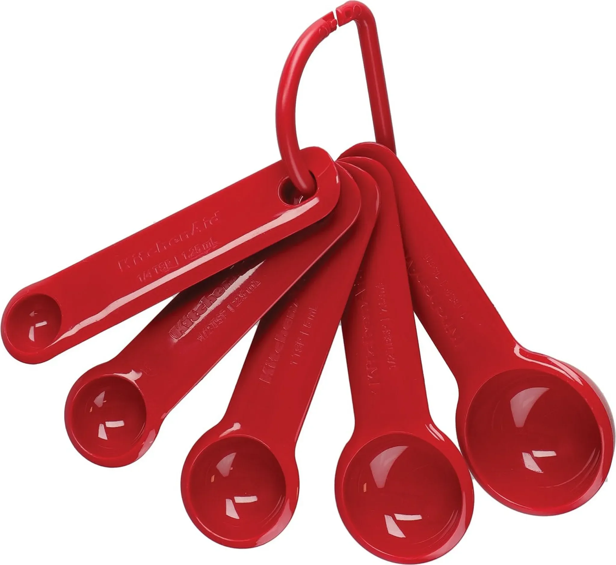 Messlöffel-Set 5-teilig – Empire Rot