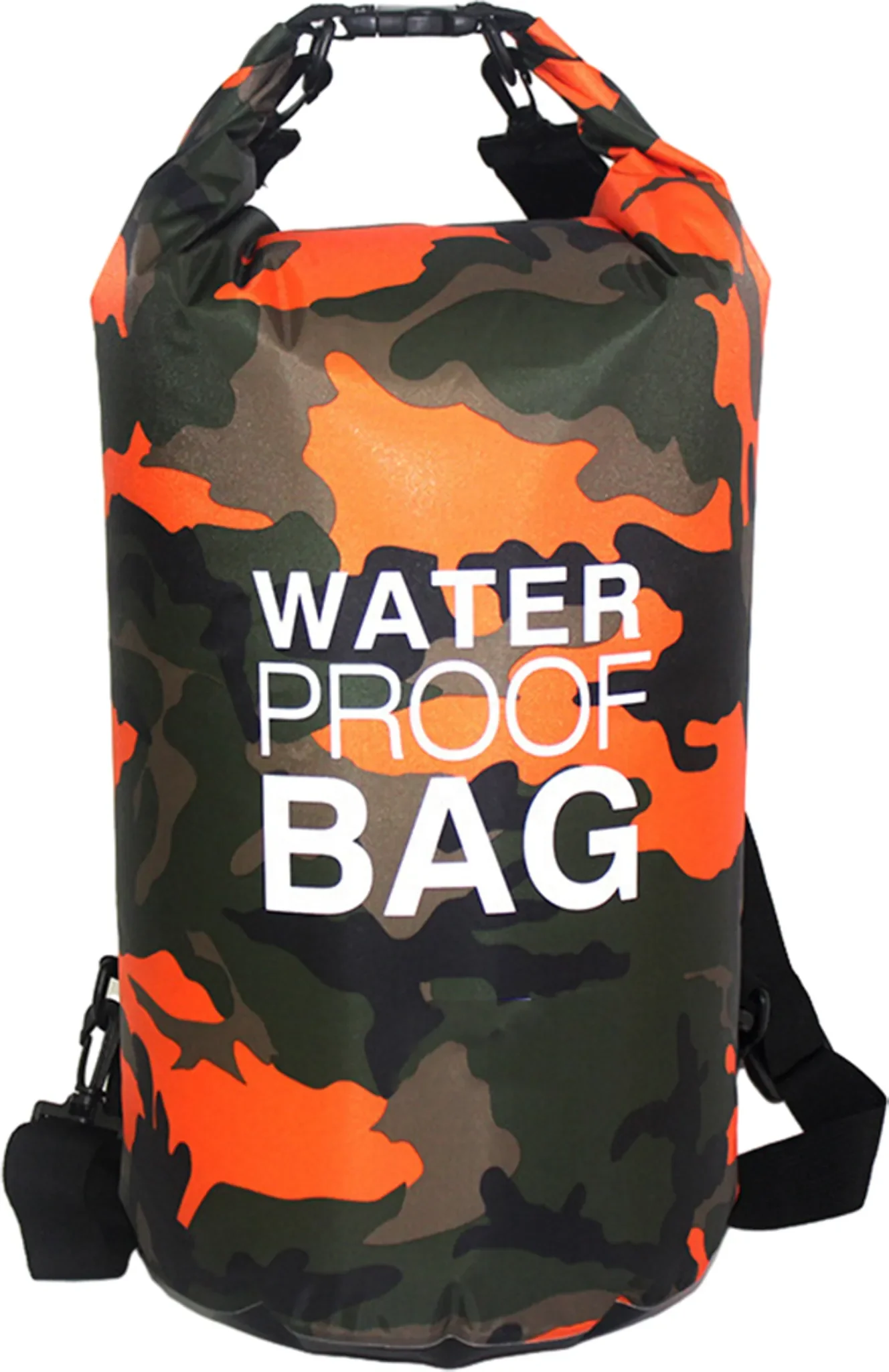 CANDeal Trockentasche 30L wasserdicht Rolltop Rucksack Orange Kajak