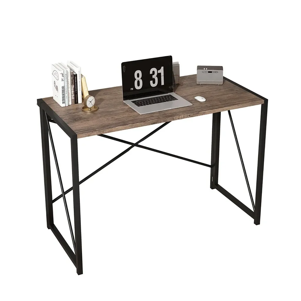 MCC MIAMI Klappschreibtisch 100 cm, Computertisch grau-braun
