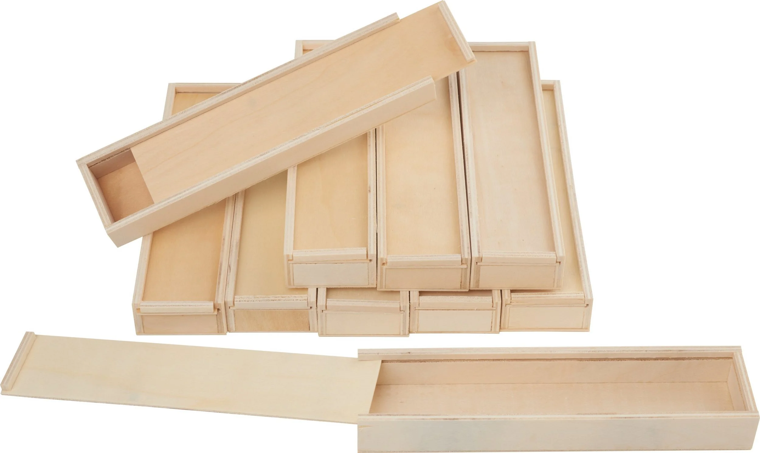 VBS XXL Aufbewahrungsboxen mit Schiebedeckel, 10er Set